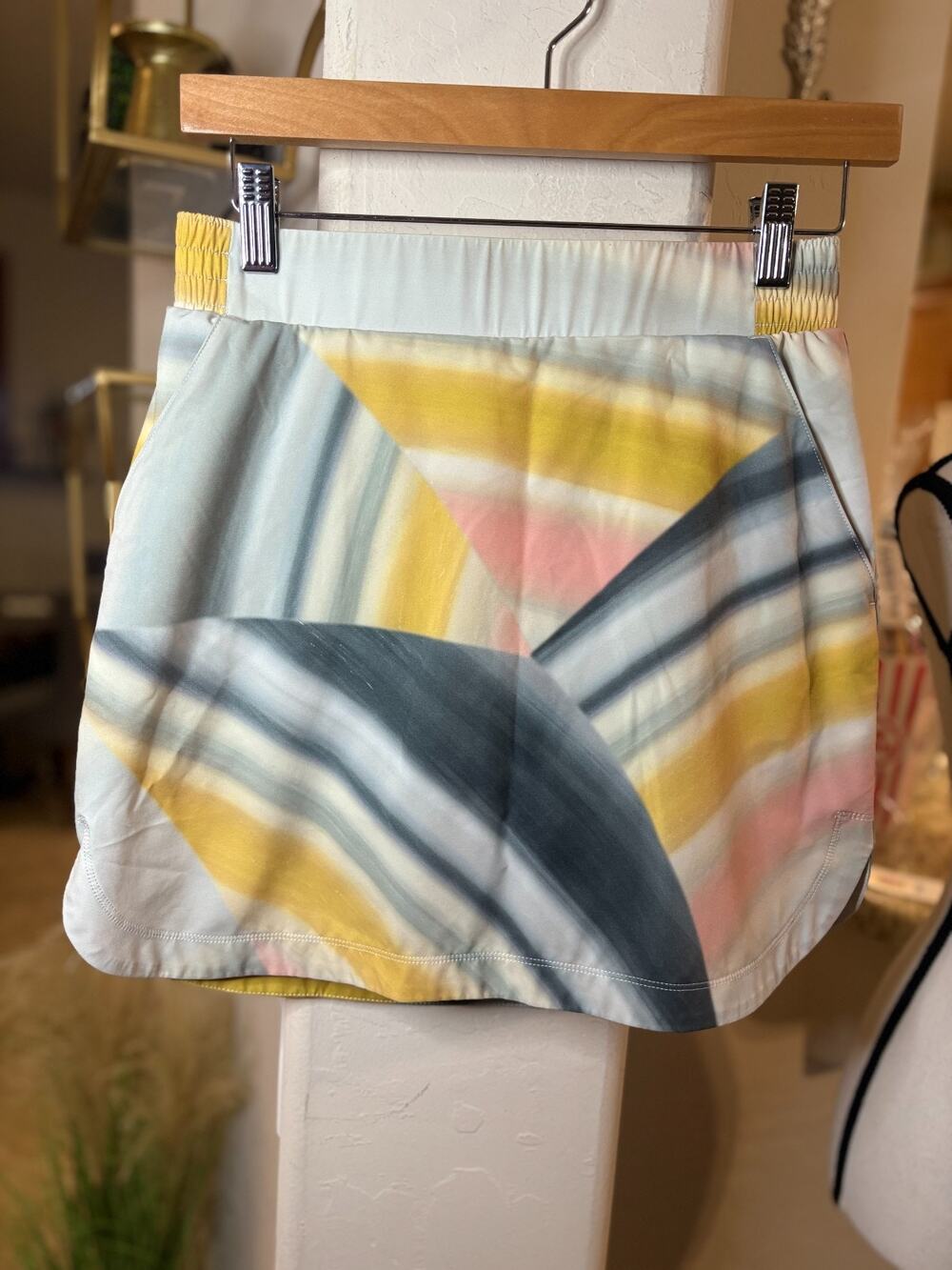 Calia Multicolor Athletic Stratight Mini Skort Size xs 0-2